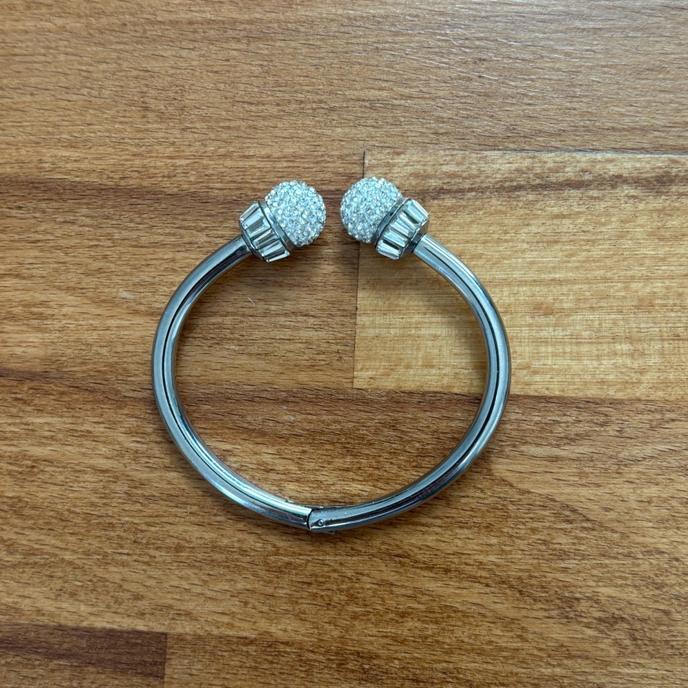 Henri Bendel Pave Ball Cuff Bracelet